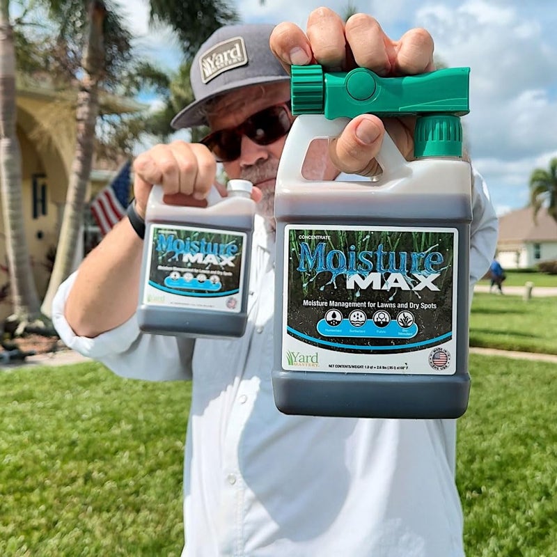 Yard Mastery Moisture Max Lawn Moisture Manager – Humectants + Surfactants + 4% Sea Kelp – Improves Water Retention & Root Growth – Liquid Lawn Treatment 1 Quart 32 Ounces – Covers 5,333 sq ft - Image 4